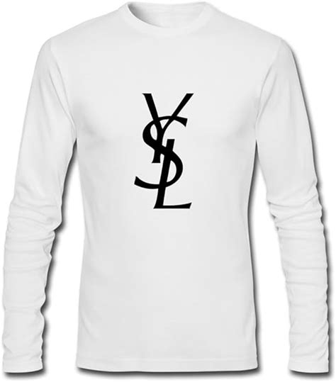 mens ysl long sleeve t shirt|YSL denim shirt.